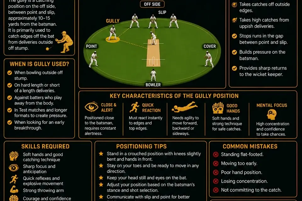 Master the Gully Fielding Position: Close to the Edge, Quick to React